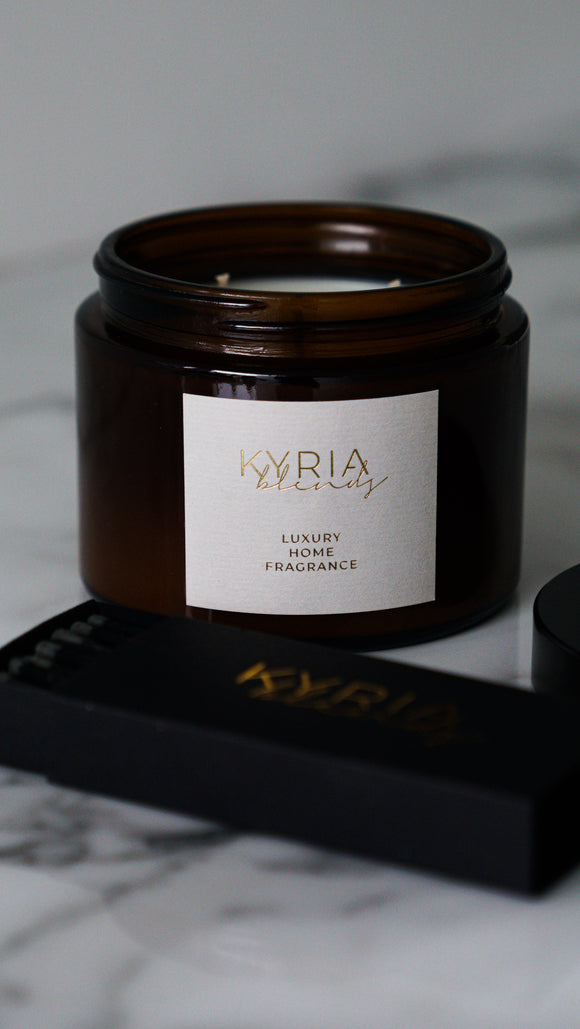 Apricity Amber Luxury Fragrance Candle